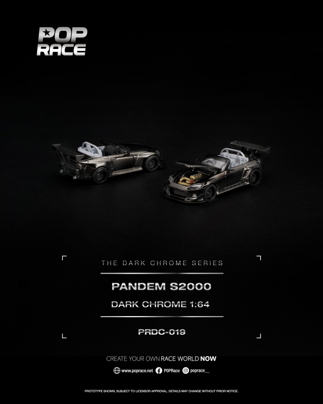 PANDEM S2000 DARK CHROME (POP RACE, PRDC019)