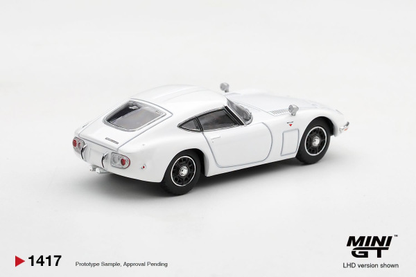 TOYOTA 2000GT PEGASUS WHITE (MINI GT, MGT01417) 2
