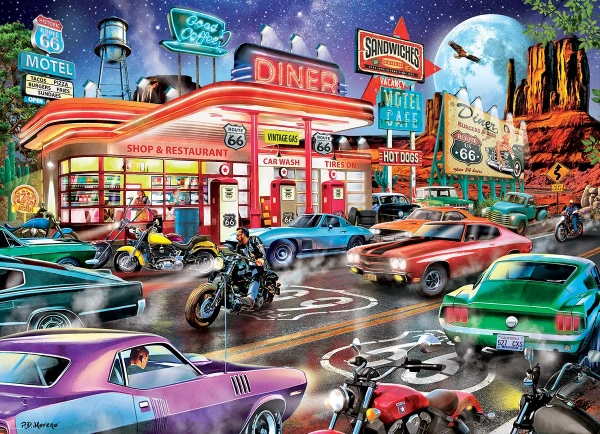 Route 66 Diner - 1000 dielikov 1