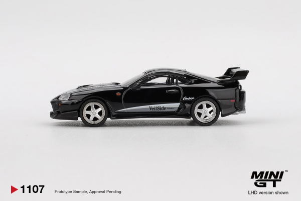 TOYOTA SUPRA VEILSIDE COMBAT V-II BLACK (MINI GT, MGT01107) 2