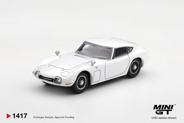 TOYOTA 2000GT PEGASUS WHITE (MINI GT, MGT01417)