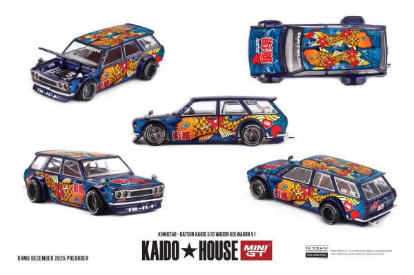 DATSUN KAIDO 510 WAGON KOI WAGON V1 (MINI GT, KHMG248)