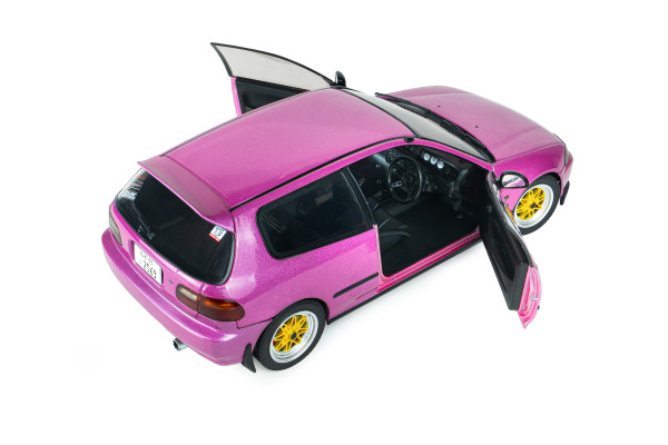 HONDA CIVIC (EG6) SOLIDO WORKS PINK METALLIC PINK 1991 (S1810409) 3