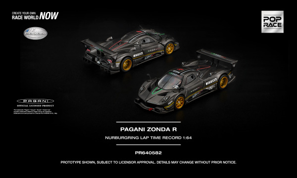 PAGANI ZONDA R NÜRBURGRING LAP TIME RECORD (POP RACE, PR640582) 3