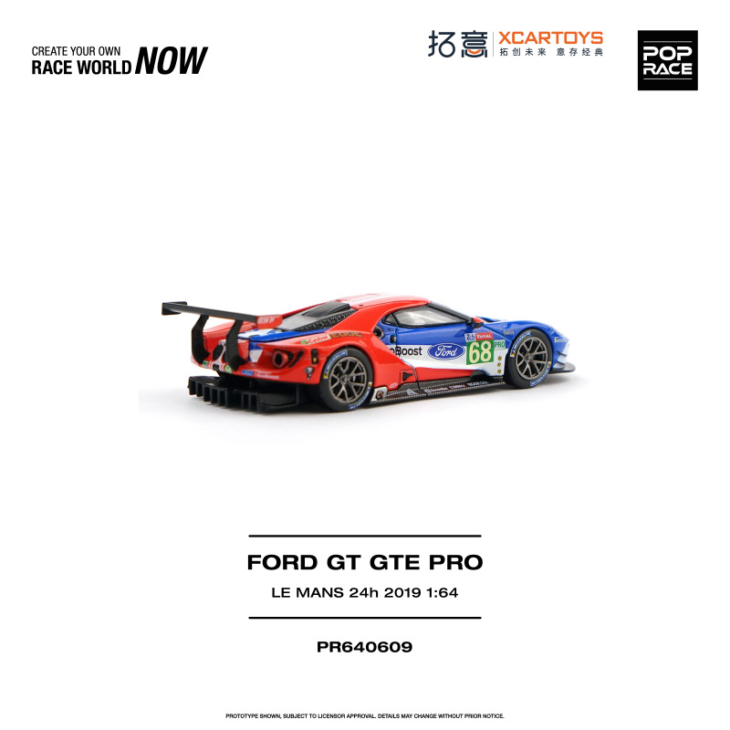 FORD GT GTE PRO LE MANS 24H 2019 (POP RACE, PR640609) 1