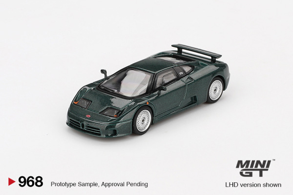 BUGATTI EB110 GT – VERDE SCURO (MINI GT, MGT00968) 1
