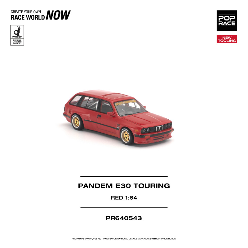 PANDEM E30 TOURING - RED (POP RACE, PR640543) 1
