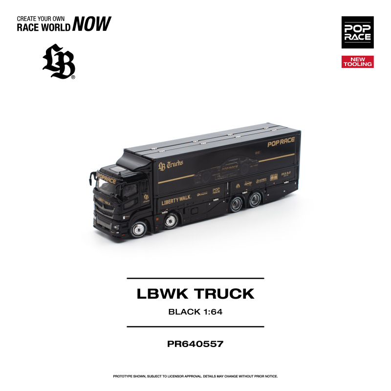 LBWK TRUCK BLACK (POP RACE, PR640557) 6