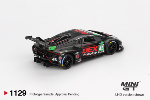 LAMBORGHINI HURACÁN GT3 EVO2 #45 – DEX Imaging, IMSA Daytona 2024 (MINI GT, MGT01129) 1