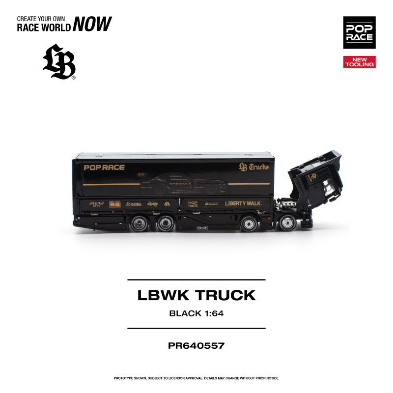 LBWK TRUCK BLACK (POP RACE, PR640557) 4