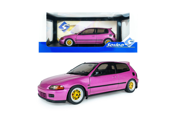 HONDA CIVIC (EG6) SOLIDO WORKS PINK METALLIC PINK 1991 (S1810409) 5
