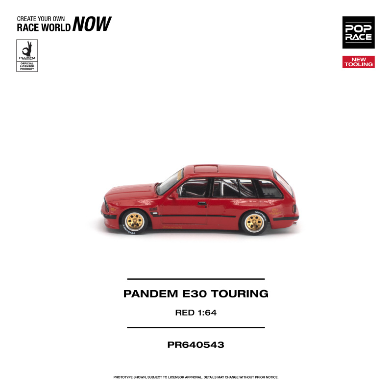 PANDEM E30 TOURING - RED (POP RACE, PR640543) 3