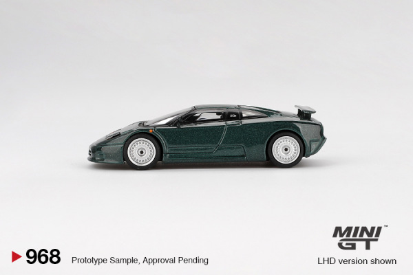 BUGATTI EB110 GT – VERDE SCURO (MINI GT, MGT00968) 3
