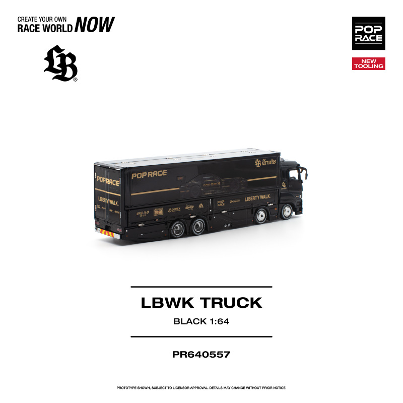 LBWK TRUCK BLACK (POP RACE, PR640557) 3
