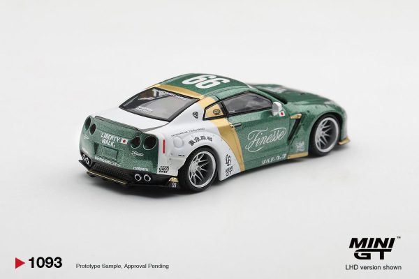 NISSAN GT-R (R35) LB★WORKS TYPE 1, CUSTOM DUCKTAIL AUTO FINESSE (MINI GT, MGT01093) 1