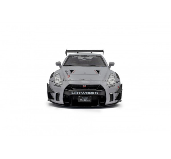 Nissan GT-R (R35) Liberty Walk Body Kit 2.0 Grey 2024 (Solido, S1805821) 2