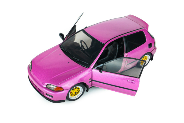 HONDA CIVIC (EG6) SOLIDO WORKS PINK METALLIC PINK 1991 (S1810409) 2