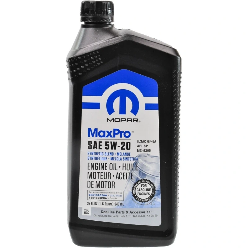 MOPAR MAXPRO SAE 5W20, 1L (68518202AA)