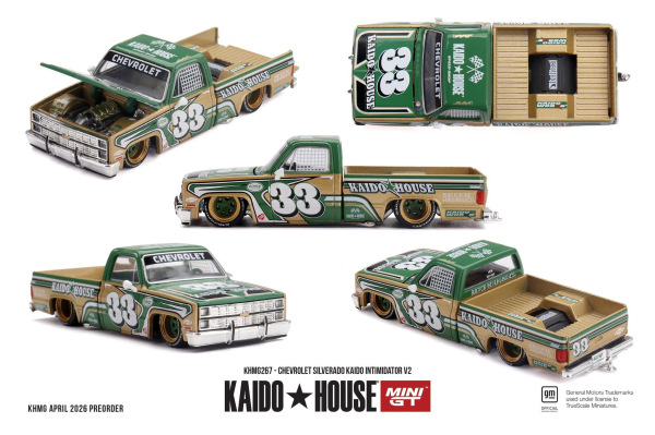 CHEVROLET SILVERADO KAIDO INTIMIDATOR V2 (MINI GT, KHMG267)