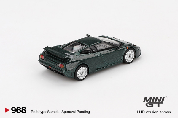 BUGATTI EB110 GT – VERDE SCURO (MINI GT, MGT00968) 2