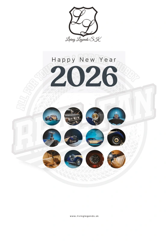 Kalendár 2025 - Living Legends SK