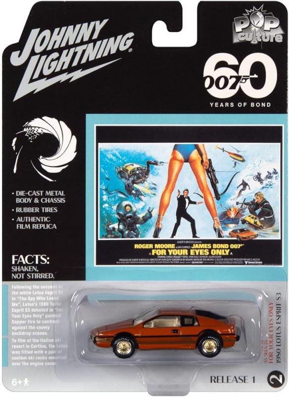 Lotus Turbo Esprit S3 – James Bond 007 “For Your Eyes Only” (Johnny Lightning, JLPC006)