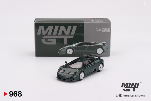 BUGATTI EB110 GT – VERDE SCURO (MINI GT, MGT00968)