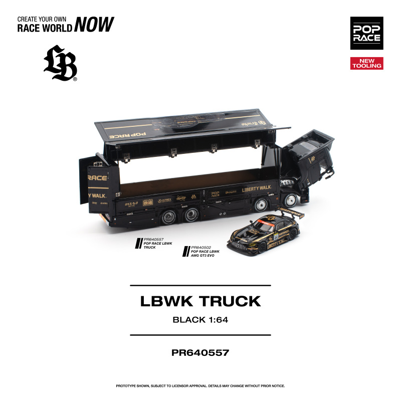 LBWK TRUCK BLACK (POP RACE, PR640557) 1