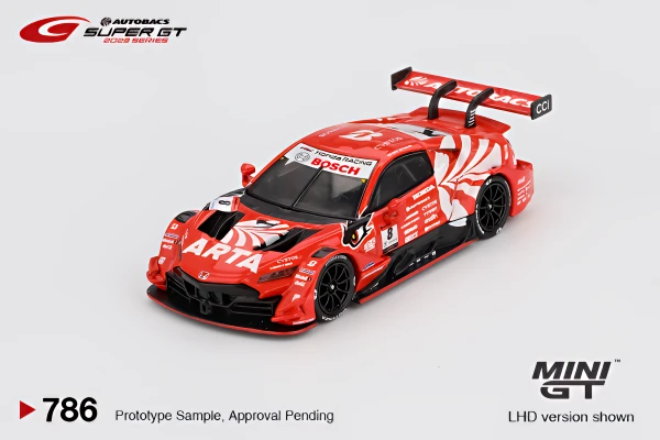 Honda NSX-GT "Type S" GT500 #8 ARTA MUGEN NSX-GT (Mini-GT, MGT00786)