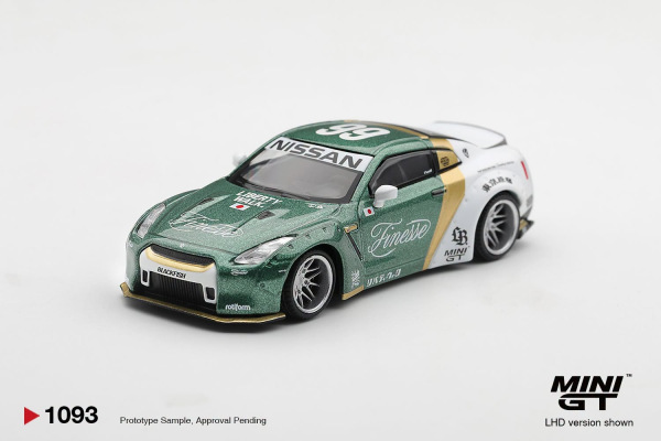 NISSAN GT-R (R35) LB★WORKS TYPE 1, CUSTOM DUCKTAIL AUTO FINESSE (MINI GT, MGT01093)