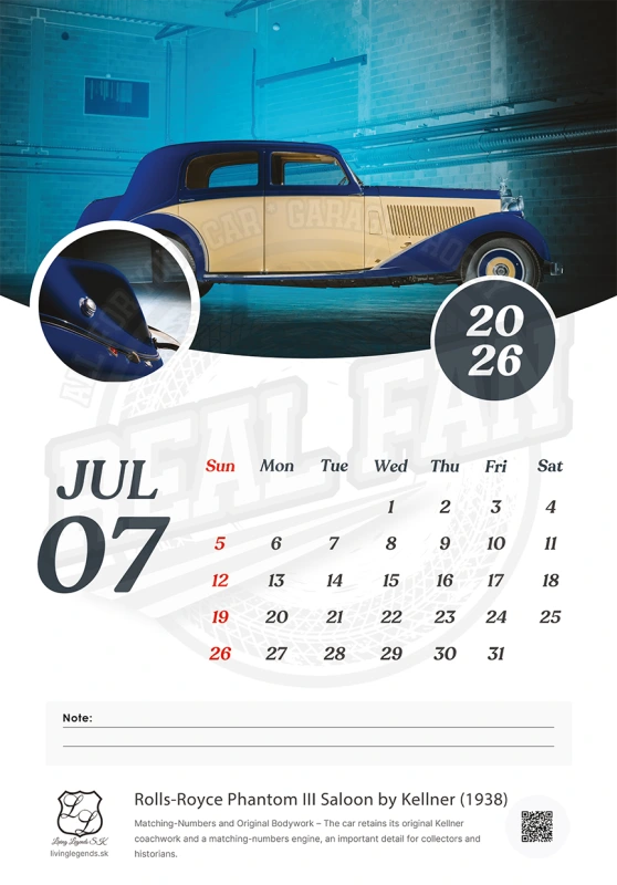 Kalendár 2025 - Living Legends SK 2