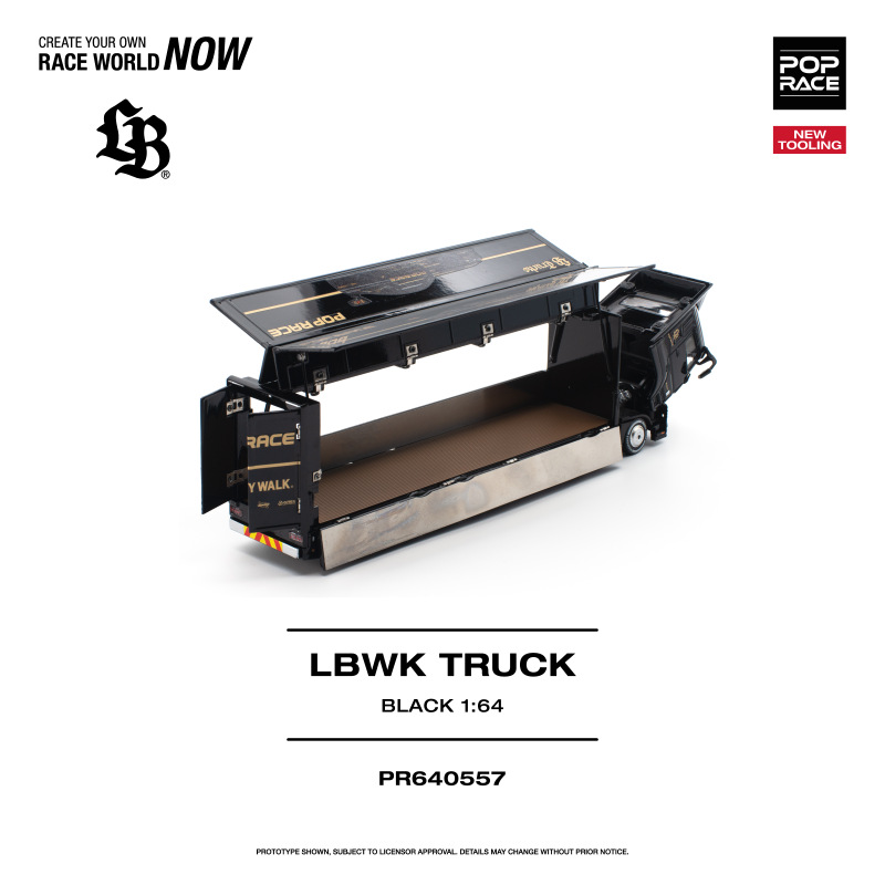 LBWK TRUCK BLACK (POP RACE, PR640557) 5
