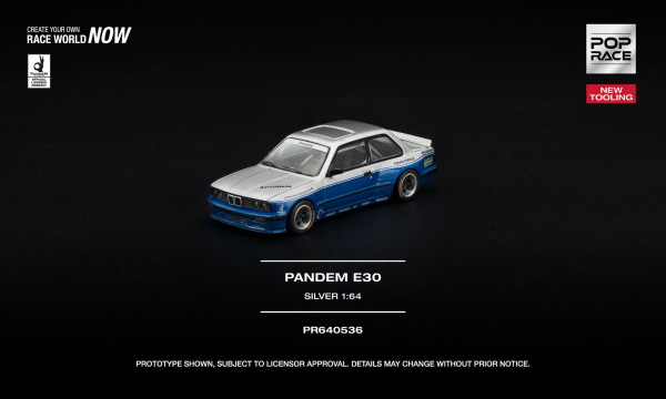 PANDEM E30 SILVER (POP RACE, PR640536) 1