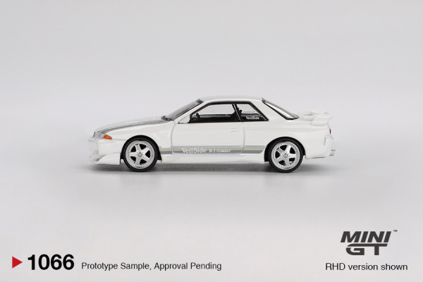 NISSAN SKYLINE GT-R (R32) VEILSIDE COMBAT C-I WHITE (MINI GT, MGT01066) 3