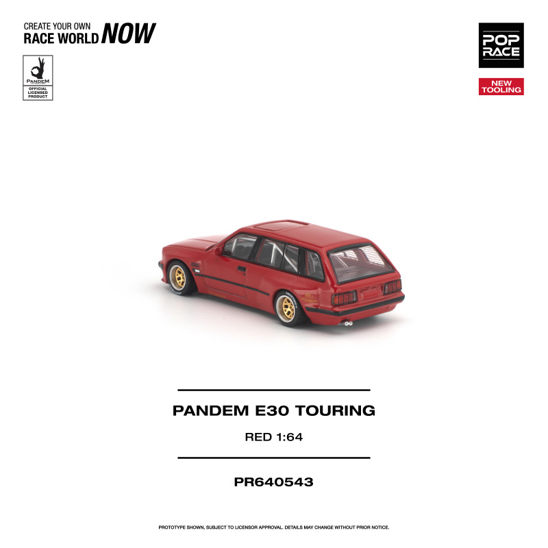 PANDEM E30 TOURING - RED (POP RACE, PR640543) 2