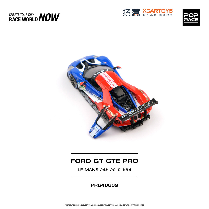 FORD GT GTE PRO LE MANS 24H 2019 (POP RACE, PR640609) 3