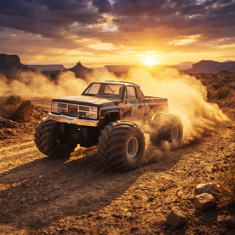 1981 GMC SIERRA - STAR MONSTER (GREENLIGHT, 49190-F)