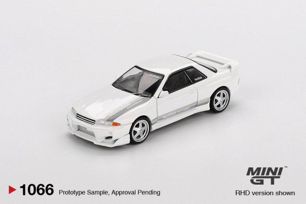 NISSAN SKYLINE GT-R (R32) VEILSIDE COMBAT C-I WHITE (MINI GT, MGT01066)