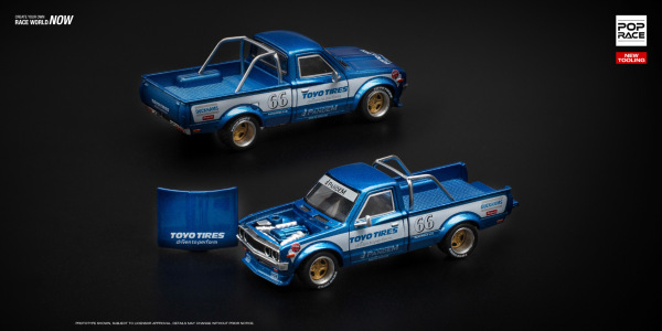 PANDEM DATSUN 620 BLUE (POP RACE, PR640217) 1
