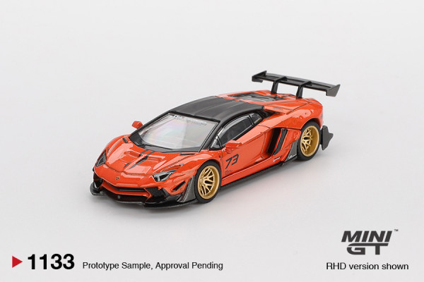 Mini-GT LB★WORKS Lamborghini Aventador Limited Edition Orange MDX 2025 (MGT01133-R)