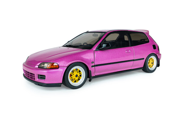 HONDA CIVIC (EG6) SOLIDO WORKS PINK METALLIC PINK 1991 (S1810409)