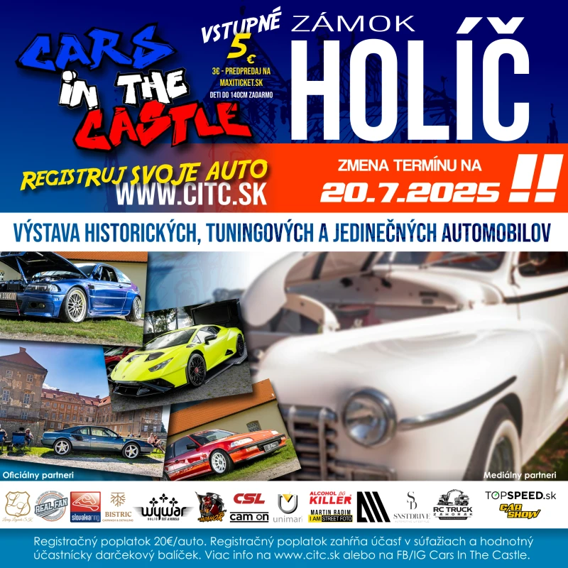 Registračný poplatok Cars in The Castle