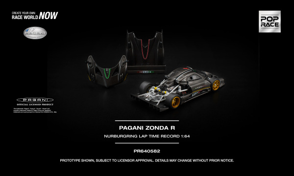 PAGANI ZONDA R NÜRBURGRING LAP TIME RECORD (POP RACE, PR640582) 2
