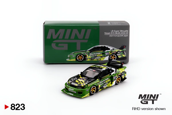 NISSAN LB-SUPER SILHOUETTE S15 FORMULA DRIFT JAPAN (MINI-GT, MGT00823)
