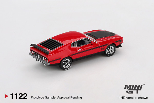 Mini-GT Ford Mustang Mach1 1971 Race Red MGT01121-L 1