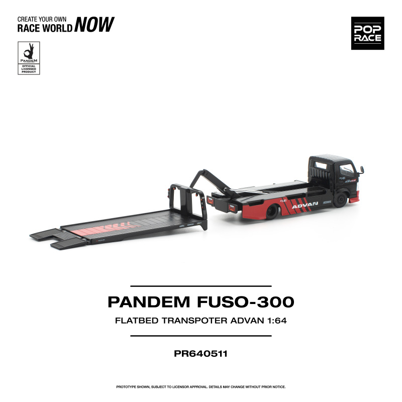 PANDEM FUSO 300 FLATBED TRANSPORTER ADVAN 4