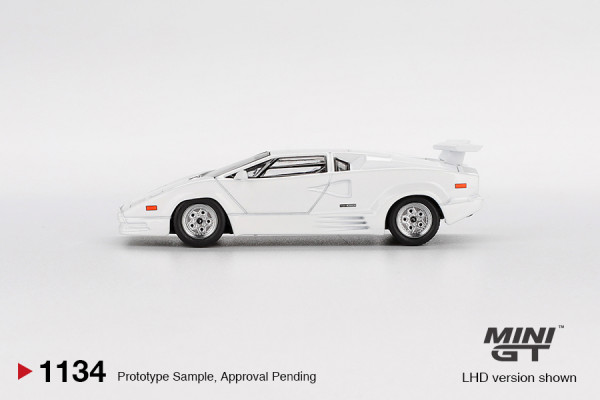 Mini-GT Lamborghini Countach 25th Anniversary White (MGT01134-L) 2