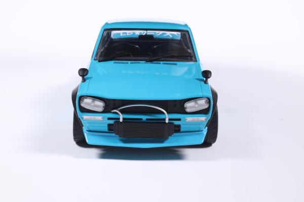 NISSAN SKYLINE 2000 GT-R (KPGC10) HAKOSUKA LIBERTY WALK – BLUE – 1970 (SOLIDO, S1813005) 1