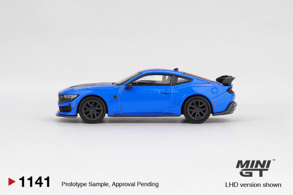 FORD MUSTANG DARK HORSE 2024 GRABBER BLUE (MINI GT, MGT01141) 2