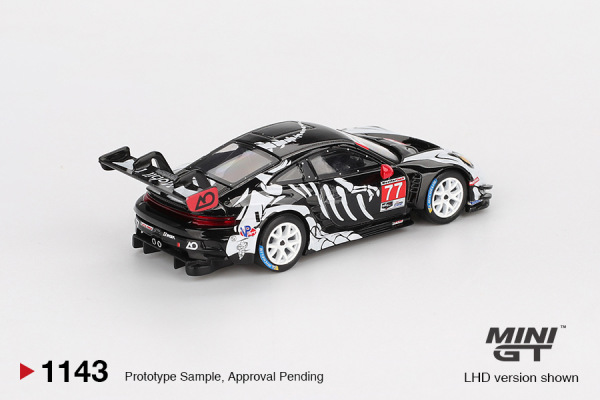 PORSCHE 911 GT3 R #77 AO RACING 2025 IMSA PETIT LE MANS (MINI GT, MGT01143) 1